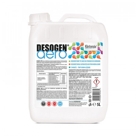 Dezinfectant pe bază de peroxid de hidrogen TP2 - Desogen Aero 5L