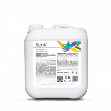 Gel dezinfectant pentru maini Klintensiv - 5L