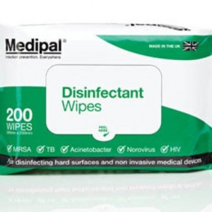 Servetele dezinfectante Medipal Wipes 200 bucati/pachet