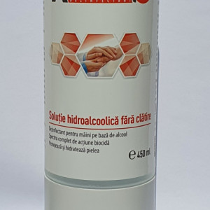 Dezinfectant de maini ALCHOSEPT 450ml - 85% alcool - cu holder de perete inclus