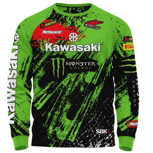 Bluza motocross Kawasaki J011