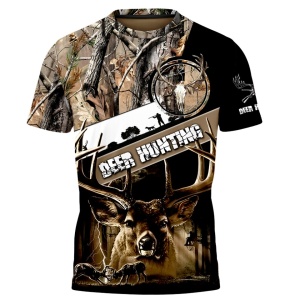 Tricou vanatoare de cerb F143-STL