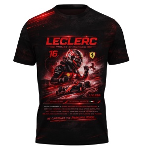 Tricou Charles Leclerc Ferrari F1 D225