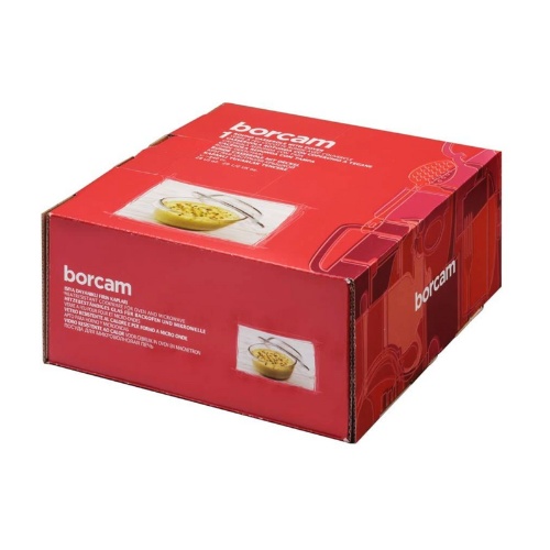 Caserola rotunda cu capac Borcam 0.84 L