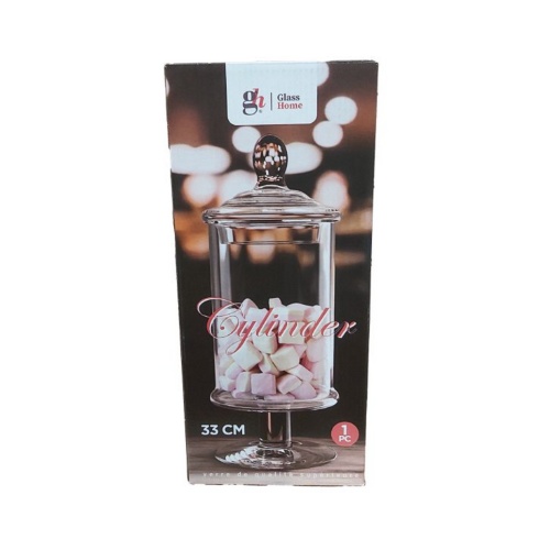 Bomboniera Glass Home Cylinder 33 cm