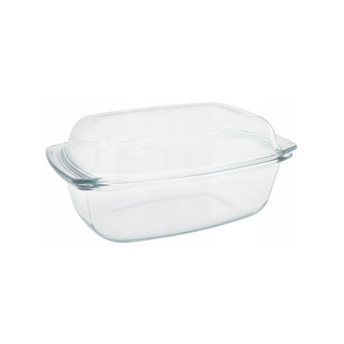 Vas termorezistent dreptunghiular cu capac Termisil 4.1 L