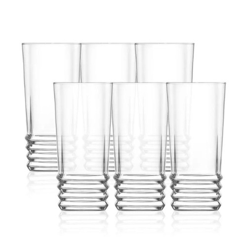 Set 6 pahare Lav Elegan 335 ml