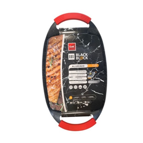 Tava grill Cok Black Block 47x28x4 cm