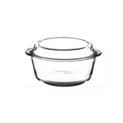 Caserola rotunda cu capac Borcam 3.15 L