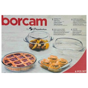 Set 6 vase termorezistente Borcam 2.25L/1.95L/1.72L/1.45 L - Img 2