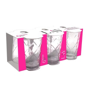 Set 6 pahare apa Lav Mevsim 205 ml - Img 2