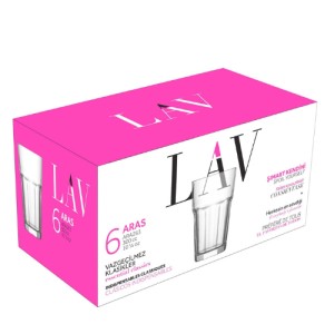 Set 6 pahare Lav Aras 300 ml - Img 2
