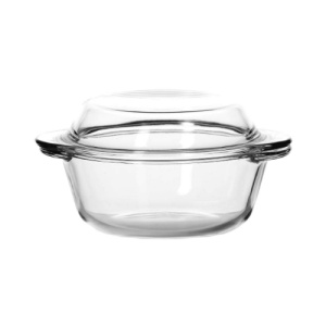 Caserola rotunda cu capac Borcam 0.84 L - Img 2