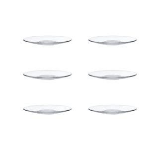 Set 6 farfurii sticla 14 cm - Img 1