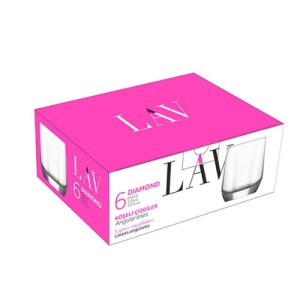 Set 6 pahare apa Lav Diamond 310 ml - Img 2