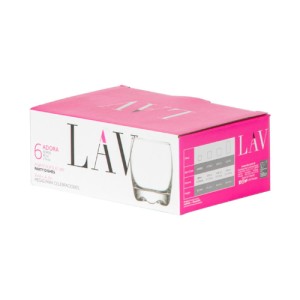 Set 6 pahare Lav Adora 80 ml - Img 2