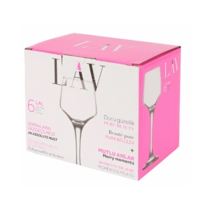Set 6 pahare lichior Lav Lal 80 ml - Img 2
