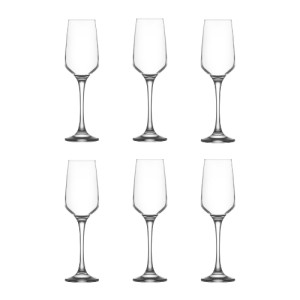 Set 6 pahare sampanie Lav Lal 230 ml - Img 1