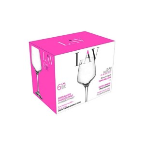 Set 6 pahare apa Lav Lal 400 ml - Img 3