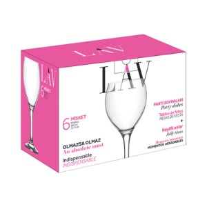 Set 6 pahare Lav Misket 365 ml - Img 2