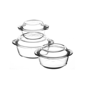 Set vase cuptor Borcam 2.1 L/1.45 L/0.84 L - Img 1