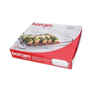 Vas termorezistent patrat Borcam 3.2 L - Img 1