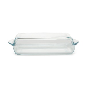 Caserola rectangulara cu capac Bocam 1.95 L/1.37 L - Img 1