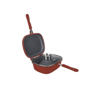 Tigaie dubla aluminiu 3 in 1 Cooking by Heinner 30X24X12.5CM - Img 4