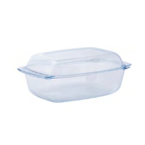 Vas termorezistent dreptunghiular cu capac Termisil 5.2 L - Img 2