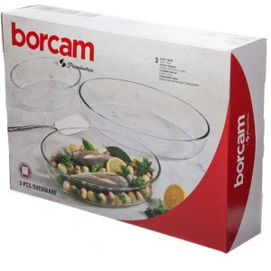Set 3 vase termorezistente ovale Borcam 3.2L/2.36L/1.55 L - Img 3