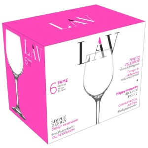 Set 6 pahare Lav Fame 395 ml - Img 2