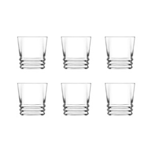 Set 6 pahare whiskey Lav Elegan 80 ml - Img 1