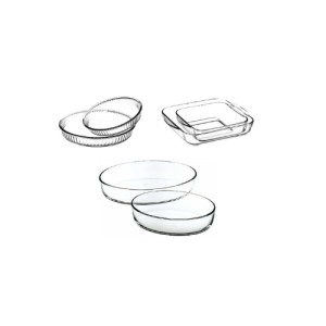 Set 6 vase termorezistente Borcam 2.25L/1.95L/1.72L/1.45 L - Img 1