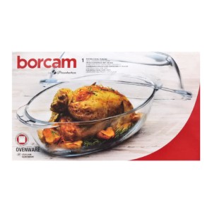 Vas termorezistent oval cu capac 4.15 L - Img 2