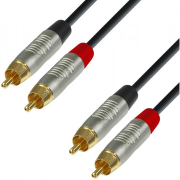 Adam Hall 4 Star 2RCA-2RCA 6m - Cablu audio