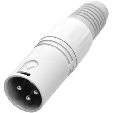 Adam Hall 4 STAR C XM3 SNOW - Conector XLR tata cu 3 pini