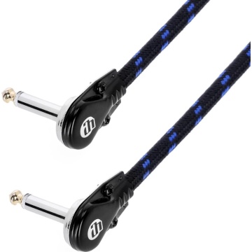 Adam Hall 4 STAR IRR 0060 VINTAGE 0.6m - Cablu patch 2 x Jack 6.3 mm in unghi