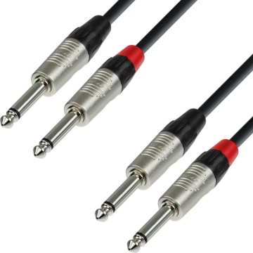 Adam Hall 4Star 2TS-2TS 6m - Cablu audio 2 x Jack 6.3 mm