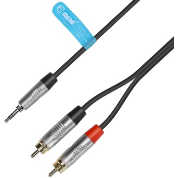 Adam Hall 4Star TRS3.5mm -2RCA 1.5m - Cablu audio