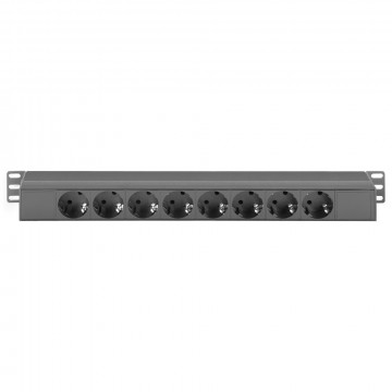 Adam Hall 87471 T - Prelungitor rack 1U cu 8 prize