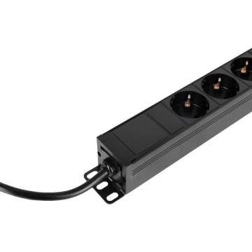 Adam Hall RACK PDU 8 1.4m - Prelungitor rack 1U 8 prize fara intrerupator - Img 3