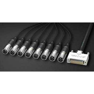 Alva Audio D-SUB25 TATA - 8 X XLR TATA 5M - Adaptor D-Sub25 la XLR