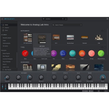Arturia Analog Lab Intro - Plugin instrument virtual cu 500 preseturi V Collection