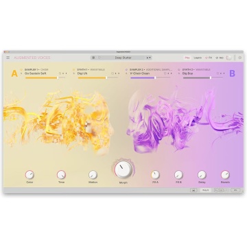 Arturia Augmented VOICES - Plugin instrument virtual hibrid vocal cu sampling si sinteza 500+ preseturi