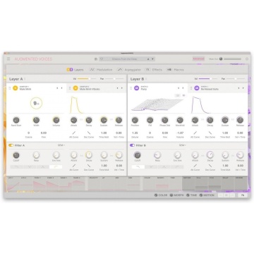 Arturia Augmented VOICES - Plugin instrument virtual hibrid vocal cu sampling si sinteza 500+ preseturi - Img 4
