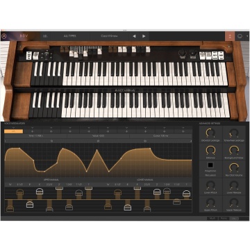 Arturia B-3 V - Plugin orga virtuala tonewheel cu modelare fizica - doua manuale si difuzor rotativ - Img 3