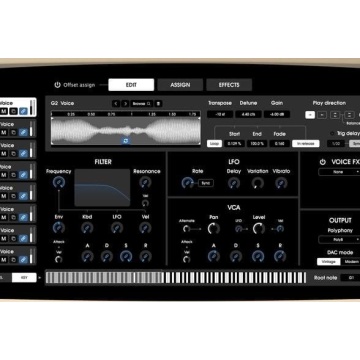 Arturia Emulator II V - Plugin instrument virtual sampler multitimbral 8-bit cu filtre analogice si efecte - Img 10
