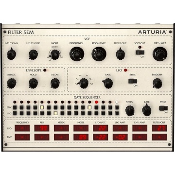 Arturia Filter SEM - Plugin filtru multimod SEM 12 dB/oct cu secventiator si modulatie