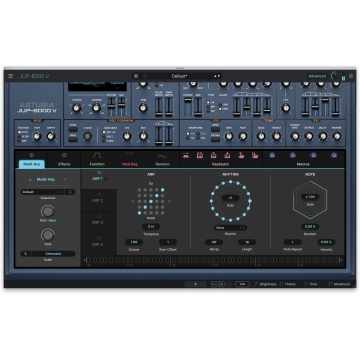 Arturia Jup-8000 V - Sintetizator software Supersaw cu 2 oscilatoare 16 voci polifonie Multi-Arpeggiator si efecte integrate - Img 5