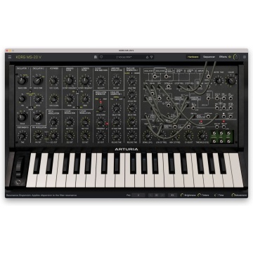 Arturia KORG MS-20 V - Plugin sintetizator virtual analog semi-modular cu polifonie de 6 voci sequencer si 200 preseturi - Img 4